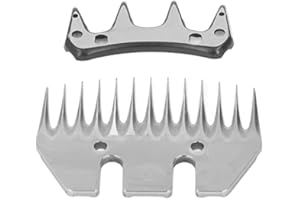 VIAGASAFAMIDO Lames Rechange Cisailles Moutons 13 Dents Carbure Professionnel pour Tondeuse Chevaux Chèvres Poneys Toilettage