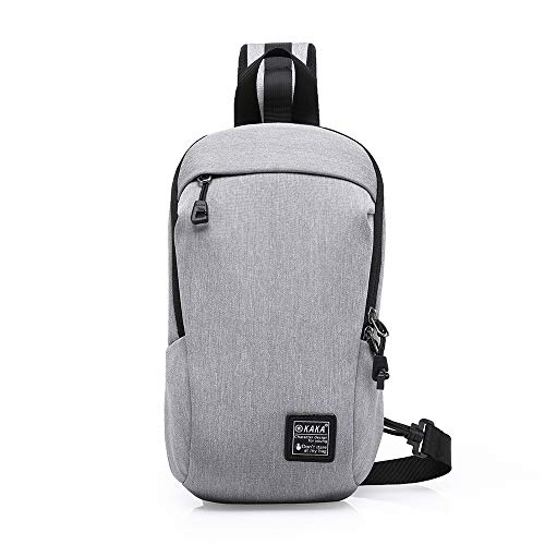 Preisvergleich Produktbild Große Speicherkapazität Eine Leichte Wasserdicht Qualität Brust Männer(Gray)