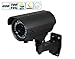 Price comparison product image 700TVL Effio-E SONY CCTV Waterproof Zoomable Security Camera 42IR Night Vision(up to 40 metres) Black Bullet CCTV Surveillance Camera