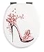 Price comparison product image Sitzplatz 40274 3 Toilet Seat with Soft-Close and Fast Fix Mechanism in High Heel Design