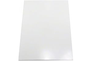 FIRST4MAGNETS Ferroflex® A4 Flexible 3M Auto-Adhésif et Brillant Ferreux Blanc Ferreux Pour Les Murs, Créant Des Aimants Surfaces Instantanées Attirera Vers - 1 Feuille