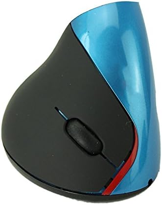2.4GHz Wireless Ergonomic Design Vertical Optical Mouse JOY Wrist Pain Blue