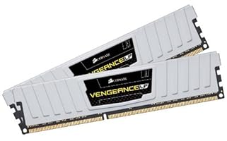 Corsair CML8GX3M2A1600C9W Vengeance Low Profile 8GB (2x4GB) DDR3 1600 Mhz CL9  Weiß