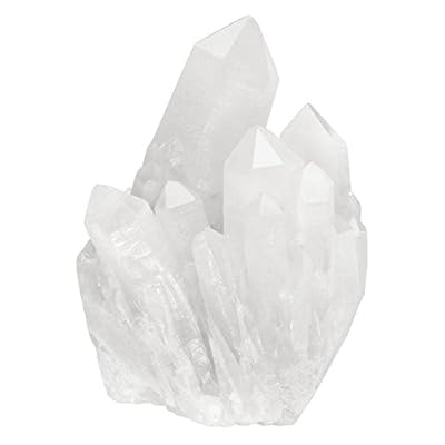 Jsdde Healing Rock Crystal Quartz Cluster Mineral Geode Druzy Specimen 1.85-2.5''(white Crystal Quartz Cluster)
