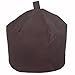 Children's Cotton Dark Chocolate Brown Gaming Seat Classic Bean Bag with Filling