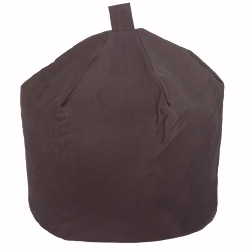 Children's Cotton Dark Chocolate Brown Gaming Seat Classic Bean Bag with Filling