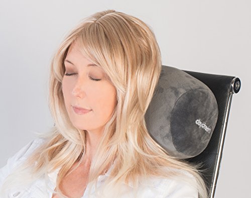 daydream: Nackenrolle mit Mikroperlen aus (weichem) elastischem Plüsch, grau (N-8002) - 2