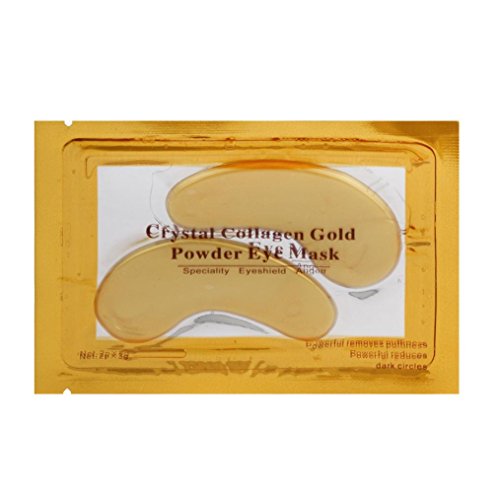 Dispositif transdermique antibactérien de l'or de la bande de gel de cristal de l'âge de vieillissement du collageno de l'il de l'or 24 K bbsmile Colore oro