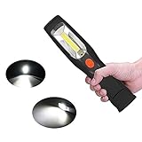 【Bequem zu bedienen】 Sie können die Taschenlampe für Zuhause, Arbeit, Camping, Notfallausrüstung usw. verwenden. Und Sie können die Taschenlampe überallhin mitnehmen.