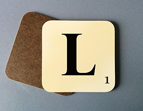 Individual Letter Coaster - Scrabble Tile Inspired Design - Monogram/Personalised (