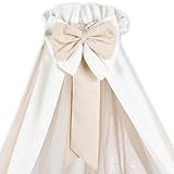 6 teiliges Luxus Bettset Prestij mit Stickerei in beige inkl. Babywickelauflage - 2