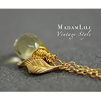 SONNENTROPFEN 70er Vergoldete Kette