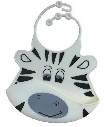 Brighten up mealtimes with a funky eco-friendly Bibisili Catch All Baby Bib, Toddler Bib. Our feeding bibs are loved by babies (Zoe Zebra)