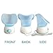Thermal Spa Facial Sauna Steamer Portable Face Mist Steamer Pores Cleanser Skin Renewal Face Humidifier-Blue