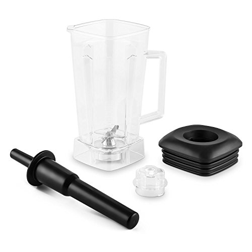 Klarstein • Herakles-5G • Standmixer • Power-Blender • Hochleistungsmixer • Smoothie Maker • 1500 Watt • BPA-frei • 40.000 Umdrehungen pro Minute • 2 Liter Fassungsvermögen • Puls-Funktion • 6 Edelstahlklingen • Zerkleinerer • Icecrusher • weiß - 7