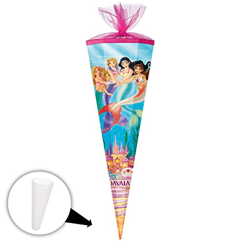 Preisvergleich Produktbild Unbekannt Schultüte - Schleich Bayala - Welt der Meerjungfrauen / Nixe - Meamare - 85 cm - eckig - Tüllabschluß - Zuckertüte - mit / ohne Kunststoff Spitze - Nestle..