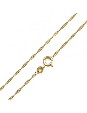 Singapurkette 333 / 8 Karat Gelbgold Breite 1,20mm Goldkette Halskette Collier NEU