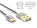 Produktbild L16 2x USB A auf micro USB Kabel Reversible Nylon Ladekabel Samsung Galaxy S5 S6 S7 plus Edge mini A7 A5 A3 2016 Huawei Mate 10 lite S 8 P8 P9 P10 lite 1m 2A Grau