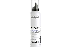 L'ORÉAL PROFESSIONNEL PARIS L'Oréal Professionnel, Spray-Mousse Fissante per Capelli, Extra Volume dalla Radice, Lunga Tenuta, Non Appesantisce, Tecni Art Volume Extra Full, 250 ml