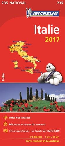 Book's Cover of Carte Italie Michelin 2017