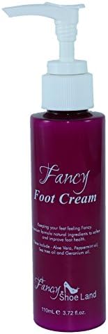 Foot Cream for dry skin on feet with anti-fungal tee tree oil - foot massage cream convenient pump bottle with aloe Vera oil to sooth cracked feet.