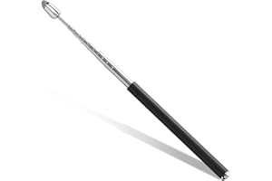 SAGASAVE 2-in-1 Teleskop Zeigestab mit Tablet Stift, Ausziehbar Klassenzimmer Zeiger für Lehrer, 1M Teleskopstab Whiteboard Tafel Zeiger für Präsentationen, Seminare, Vorträge (Schwarz)