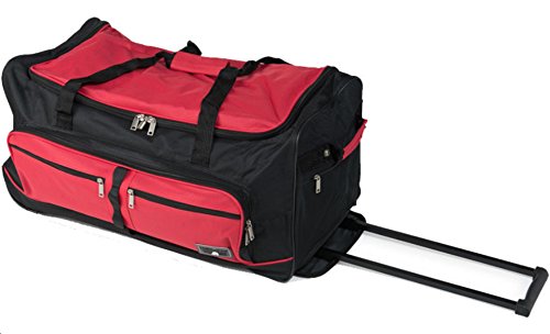 Preisvergleich Produktbild Trolleytasche Miami Farbe Schwarz-rot Trolley Case Fa. Bowatex