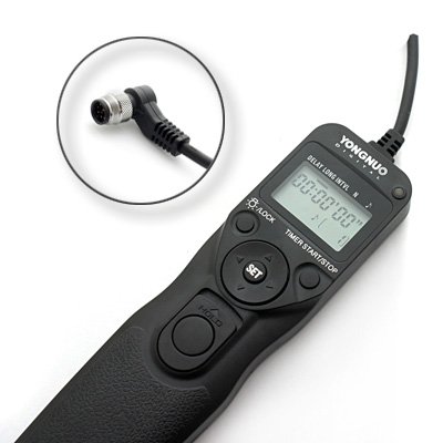 Yongnuo t  l  commande avec intervallom  tre minuterie D  clencheur    Distance MC36b N1 pour Nikon D1  D1H  D1X  D2  D3  D2H  D2Hs  D200  D300  D700  F5  F6  F100  F90  F90X  N90s
