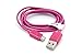 Produktbild vhbw Kabel USB auf Micro USB 1m pink für Sony SRS-BTS50, SRS-XB2, SRS-XB3, SRS-XB10, SRS-XB20, SRS-XB21