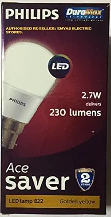 Philips 2.7-Watt B22 Base LED Bulb (Warm White)