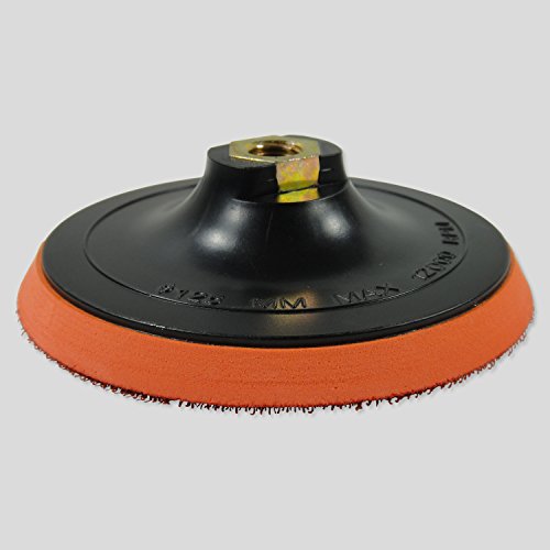 M14 Klett Schleifteller 125 mm Stützteller Klettscheibe Polierteller Polierbezug