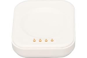 CICIGLOW Bezprzewodowa ładowarka do Zegarka, Magnetyczna Stacja ładująca USB Przenośna Bezprzewodowa ładowarka z Przewodem ładującym USB, Stacja ładująca Inteligentnego Zegarka do Zegarka (Biały)