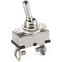 Powice 5x Kippschalter 12V Mit Kabel - Selbstsichernder 2-poliger Schalter 6A - Rot Für Auto & Elektronik