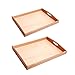 Produktbild Homyl 2er-Set Montessori Tablett Tray mit Griff Holzspielzeug für Kinder