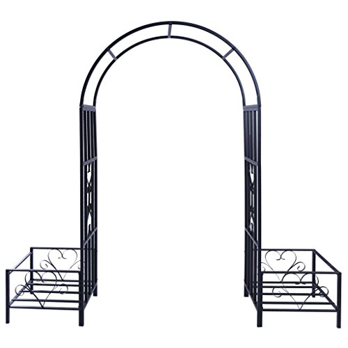 Wunderschön Rosenbogen Rankenbogen Torbogen Rundbogen Rosen Bogen Hoehe 216cm JL1065 - 2