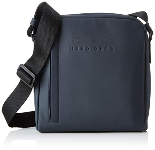 BOSS Athleisure Hyper_ns Zip, Sacs portés épaule homme, Bleu (Navy), 9x23x16.5 cm (B x H T)