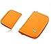 Packnbuy Sleek Travel Passport Organizer Wallet With Zip For Credit Card Ticket Coins Money Cash Currency Boarding Pass Pen - Orange Color RS.499.00