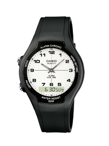 Casio Collection Herren-Armbanduhr Analog - Digital Quarz AW-90H-7BVEF
