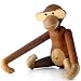 Produktbild Kay Bojesen, 39250, Affe, Holzfigur, Holzaffe, Limba- und Teakholz, H 20 cm, Klein