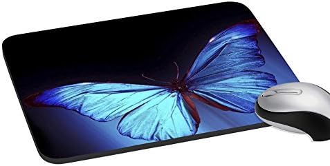 meSleep Blue Butterfly Mouse Pad