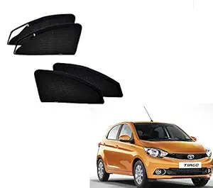 Kozdiko Zipper Magnetic Sun Shades Car Curtain for Tata Tiago