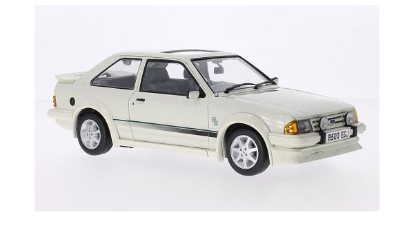 Ford Escort Mkiii Rs Turbo White Rhd 1984 Model Car Ready Made Sun Star 1 18 Amazon De Toys Games