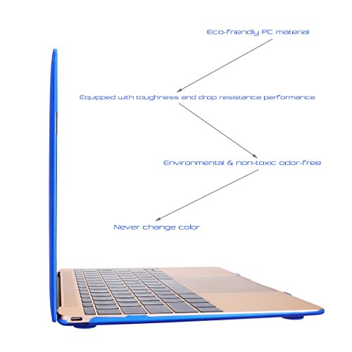 Elegantes und leichtes Cover Ultra Dünn Schutz Hülle Case Cover Schutzabdeckung Hardcase Notebook Hülle Hartschale Etui für Apple Macbook Pro mit Retina Display 13.3 Zoll(Modellnummer:A1425/A1502/ME864) in dunkelblau(Passt nicht für Macbook Pro) - 3