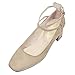 Produktbild ODRD Sandalen Shoes Lässige Womens Flock Knöchelriemen Dicker Absatz Pumps One Word Buckle Party Square Schuhe Schuhe Strandschuhe Freizeitschuhe Turnschuhe Hausschuhe