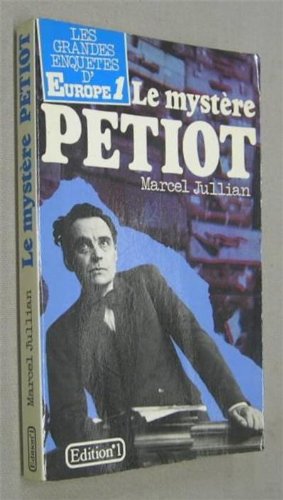 couverture de : Le myst&egrave;re Petiot