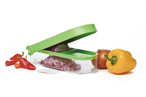Progressive ONION CHOPPER Stainless Steal Blade 2 cup Capacity To Minimize Tears - 5