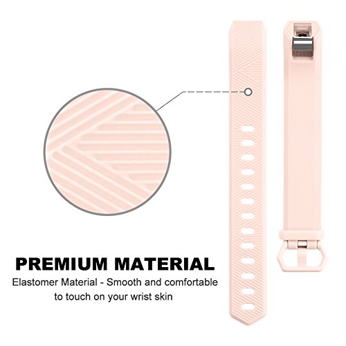 AdePoy Armband für Fitbit Alta und Fitbit Alta HR, TPU Silikon Verstellbare Ersatz-Sportbänder für Fitbit Alta/Alta HR - 2