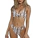 Produktbild Fearless Come Damen Sommer Bikini Set Push-Up BH Badeanzug Swimsuit Badebekleidungs Schwimmanzug Strandmode Bikinioberteil Bademode Set Schwimmanzug