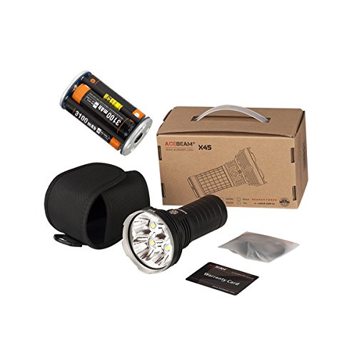 Acebeam X45 16500 Lumens Beam Distanz von bis zu 538 Meters LED suchen/Rescue Taschenlampe Inkl. Akku - 7