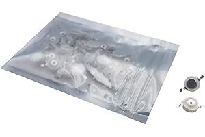 Vrabocry 100 pezzi High Power LED Chip 1 Watt Super Luminosa Intensità SMD Light Emettitore Componenti Diodo Lampada Perle Chip DIY Luci per Faro Rosso 620-630nm